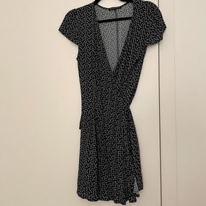 Brandy Melville Robbie wrap dress - navy